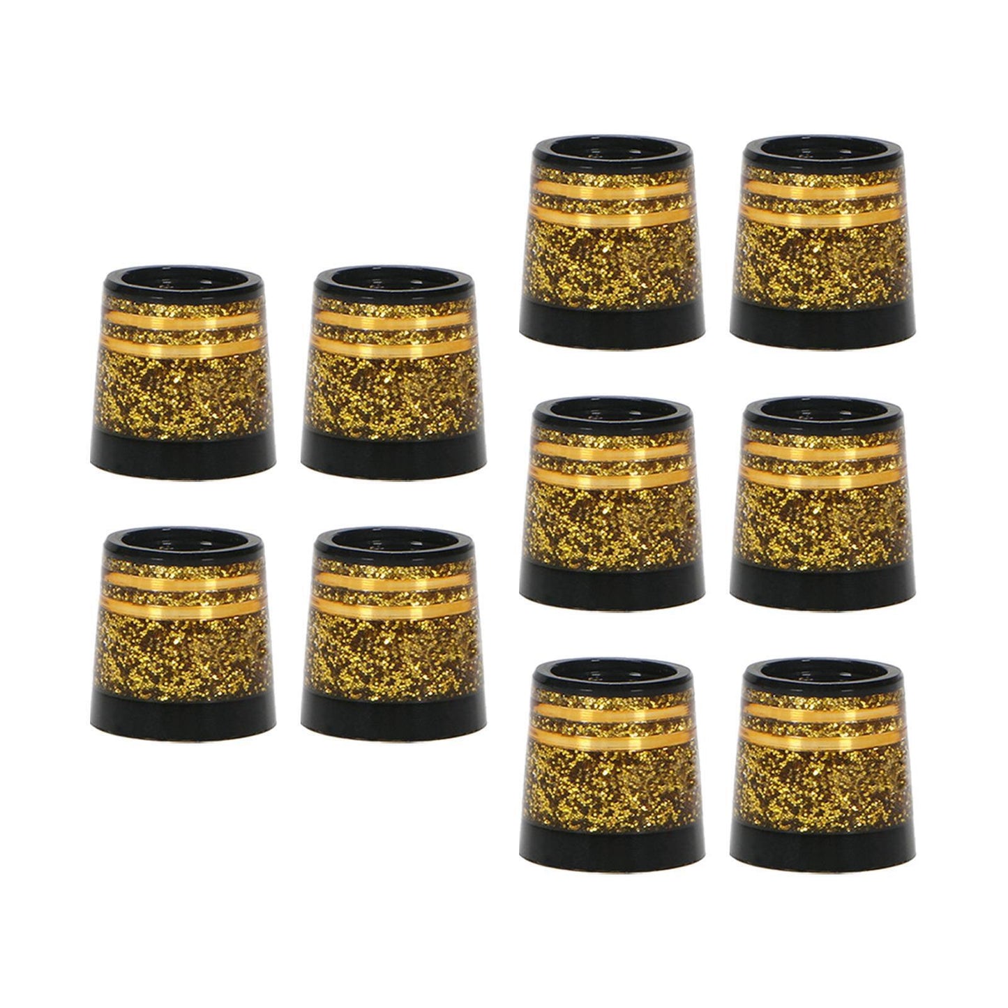 New 10 Pieces Golf Iron Ferrules High Glitter 0.370