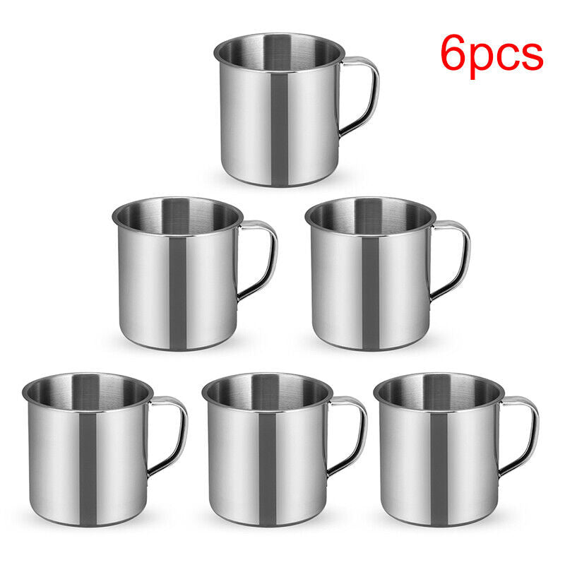 Outdoor Camping Hiking Tea Mug Cup Stainless Steel Coffee Cup