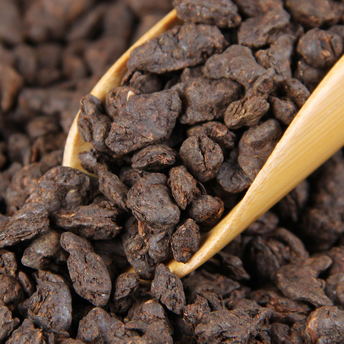 Yunnan Ripe Pu-erh Tea 500g Cooked Puerh Tea Handmade Bamboo Basket Packing Gift