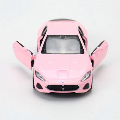 1:36 Maserati GranTurismo MC Model Car Diecast Toy Cars Door Open Kids Gift Pink