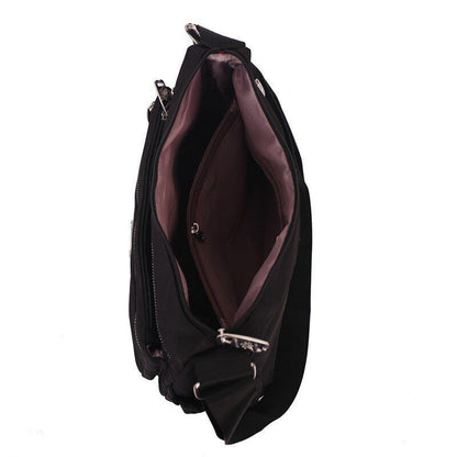 Women Shoulder Bag Waterproof Oxford Handbag Crossbody Soft Tote Purse 22*8*17CM