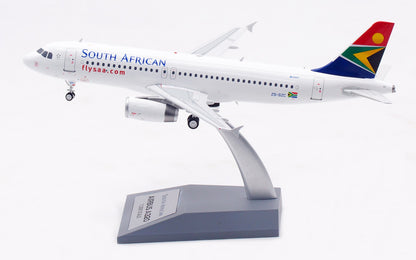 1:200 InFlight South African A320 Passenger Airplane Diecast Aircraft Model