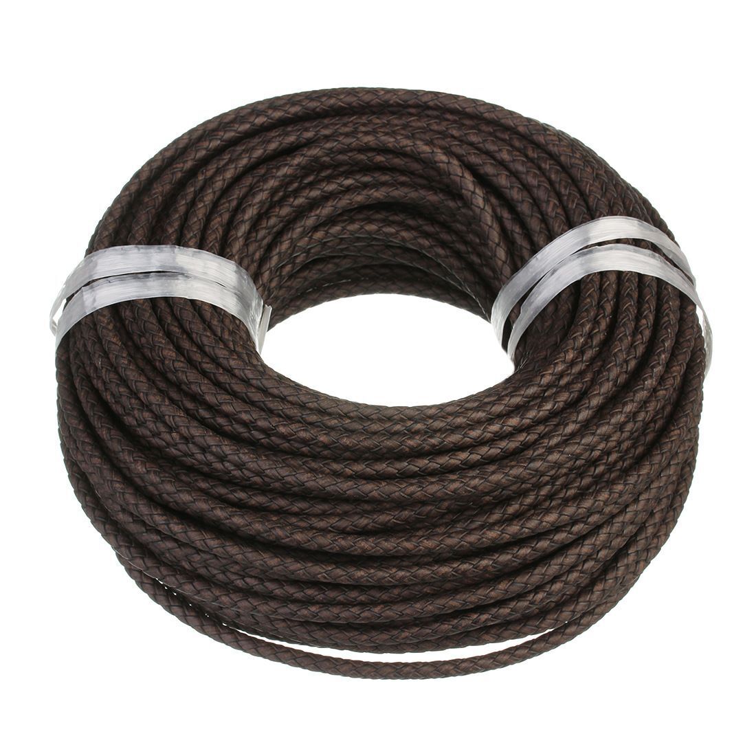 Bolo Tie Leather Rope 4mm DIY Hand-Woven Bracelet Necklace Material 10 Meter Set