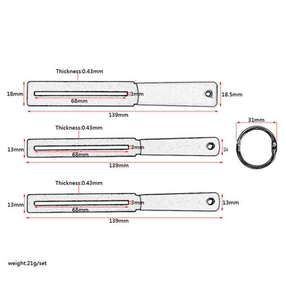 3PCS Stainless Steel Guitar Fingerboard Fret Guard Protector Luthier Tool