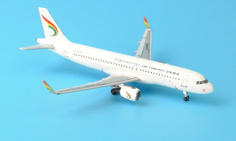 PandaModel Tibet Airlines A320/w B-1682 1/400 DIECAST Aircraft Pre-builded Model