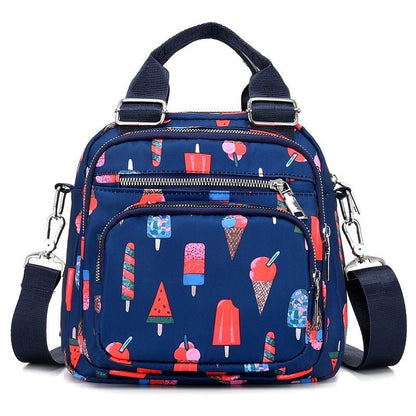 Nylon Waterproof Shoulder Bags Casual Tote Crossbody Purse Messenger Bag Handbag