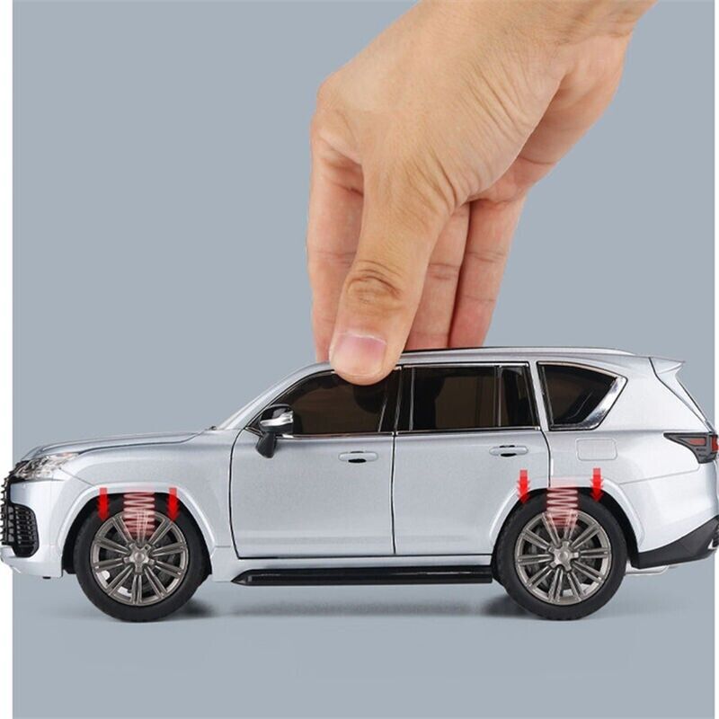 1:24 Lexus LX600 SUV Diecast Model Car Toy Vehicle Gift Sound & Light Collection