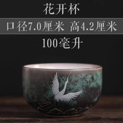 1pc Ceramic Cup Porcelain Personal Single Pottery Tea Cups Tea Set