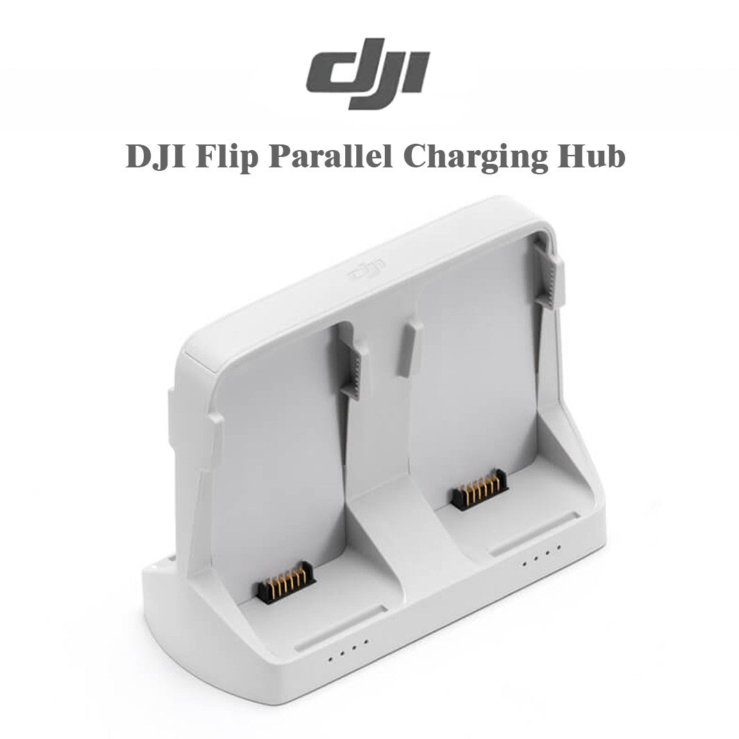 DJI Flip Parallel Charging Hub – 2-Battery Fast Charge, Power Bank, for DJI Flip