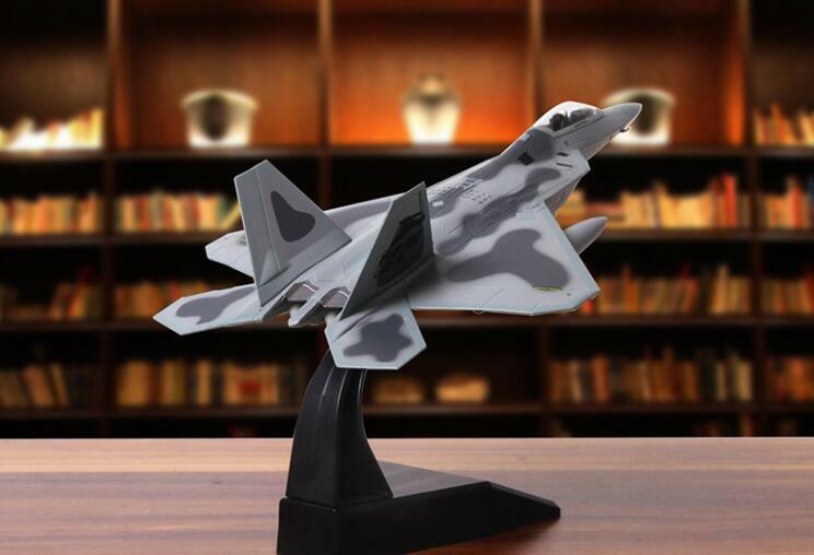 TEERBO US Lockheed Martin F22 1/100 diecast plane model aircraft