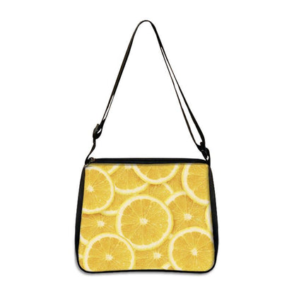 Cute Avocado Lemon Print Shoulder Bags Handbag Clutch Lipstick Purse Storage Bag