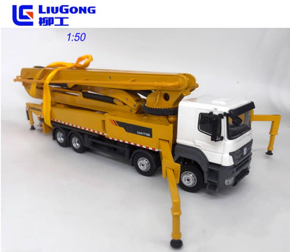 1:50 LIUGONG 5441THB 52M Concrete Pump Truck Construction Machine Diecast Model