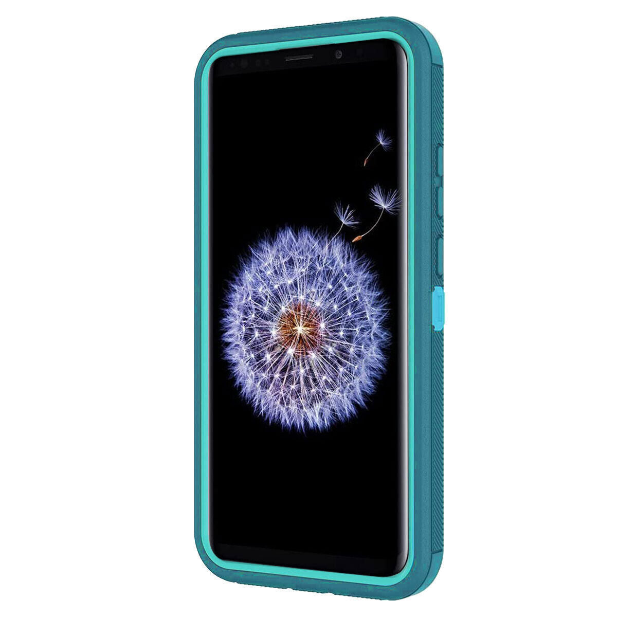 For Samsung Galaxy S9 /Plus Hard Heavy Duty Case Cover, Tempered Glass Protector