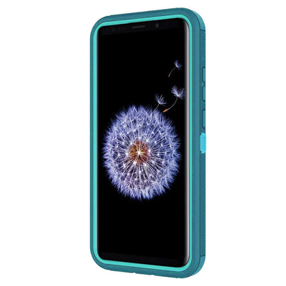 For Samsung Galaxy S9 /Plus Hard Heavy Duty Case Cover, Tempered Glass Protector