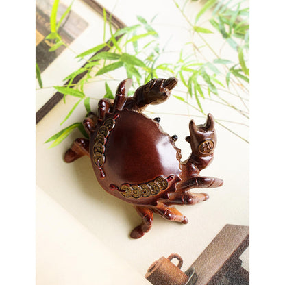 Resin Crab Tea Pet Change Color 6.9cm Tea Set Tray Decor Kungfu Tea Ceremony