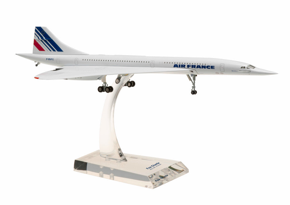 1:200 31CM Hogan AIR FRANCE Concorde Passenger Airplane Diecast Aircraft Model