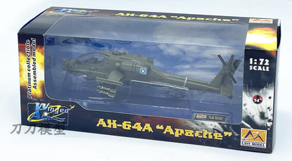 1: 72 American AH-64A Apache AH64 Armed helicopter Model aircraft