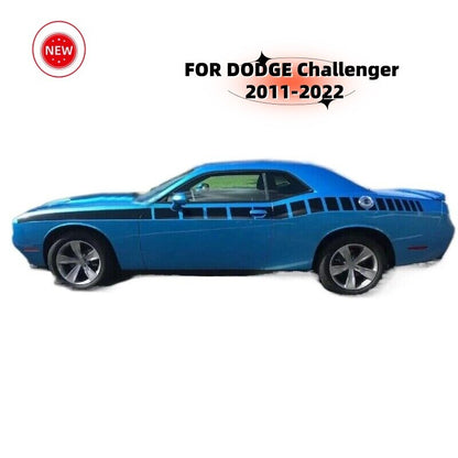 FOR DODGE Challenger 2011-2022 Side Stripes Car Sticker Graphics Vinyl Decal Kit