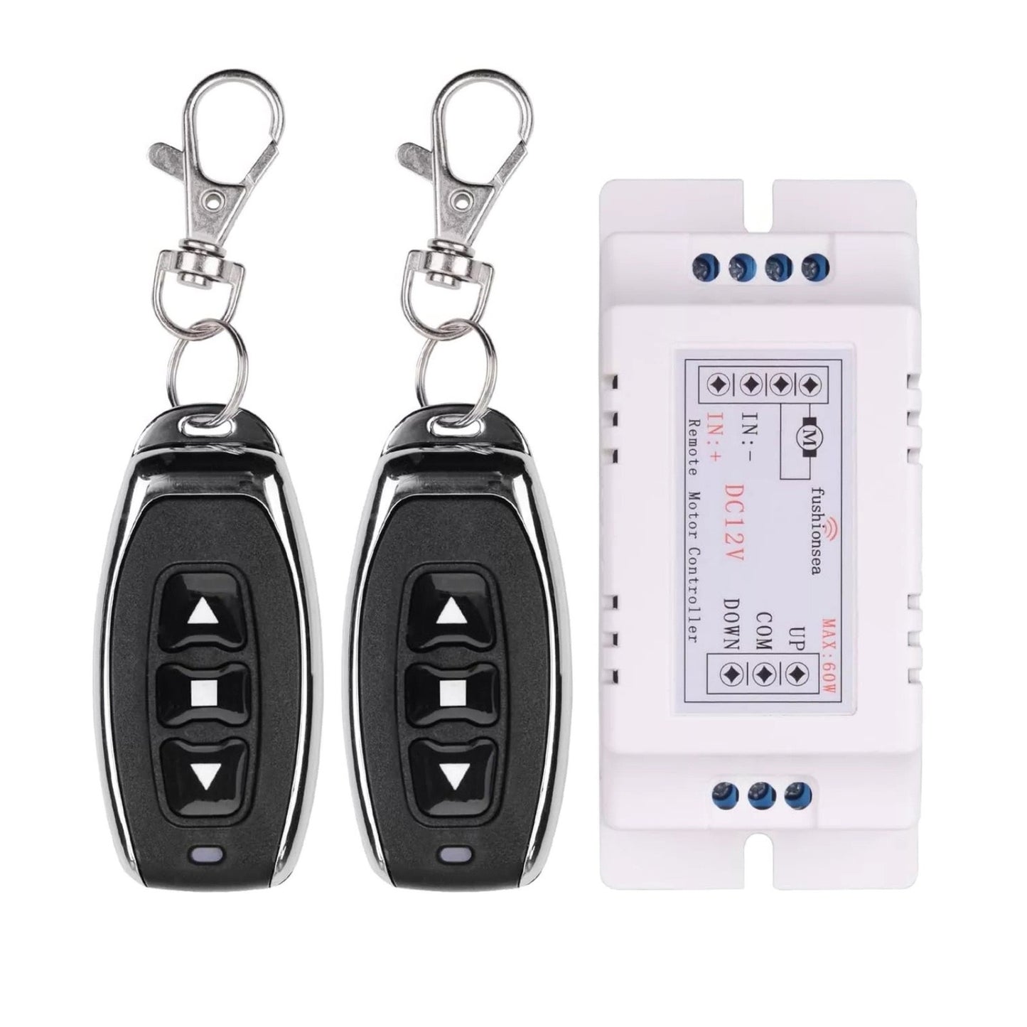 Motor Wireless Remote Switch Remote Control 12V Universal 2 Channel RF433MHz