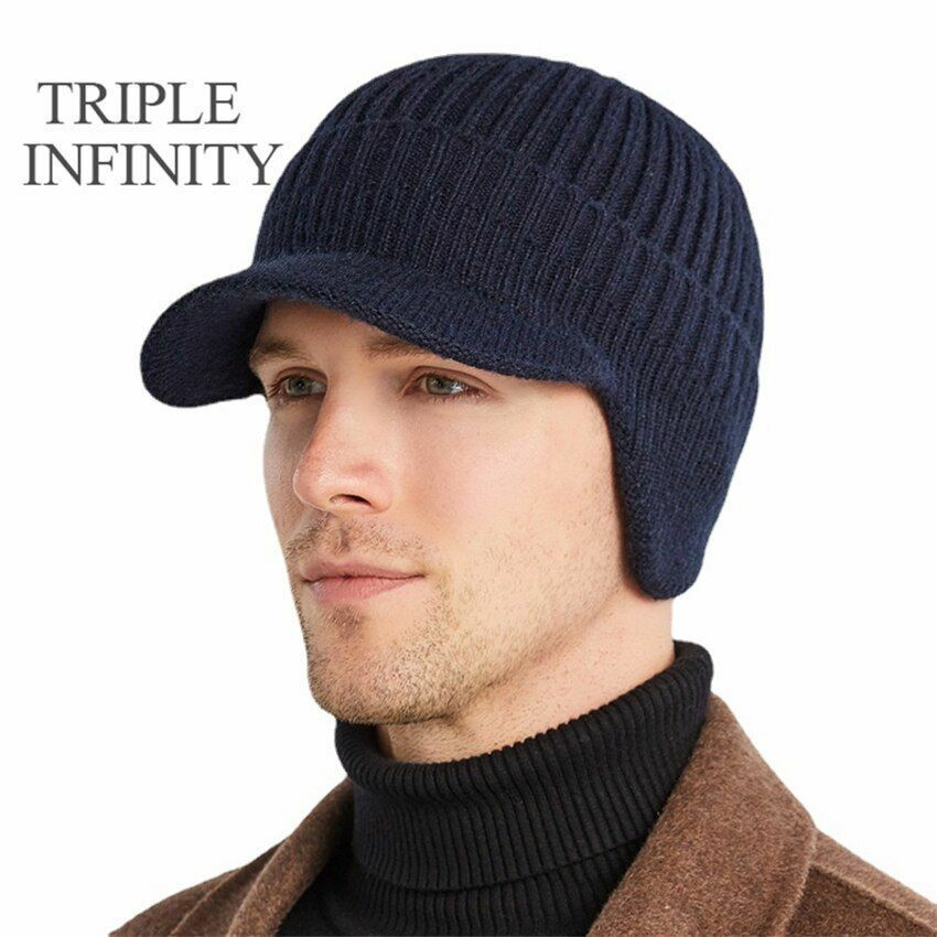 Winter Cap Baseball Outdoor Fishing Riding Thick Windproof Comfortable Soft Hat