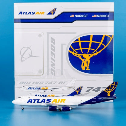 1:400 JC Wings Atlas Air Boeing 747-8F Airplane Diecast Aircraft Model