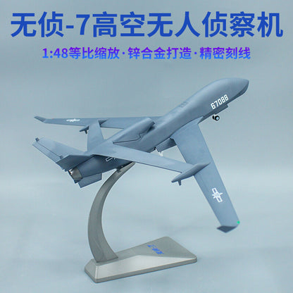 1:48 30CM AF1 CHINA WZ-7 Unmanned Reconnaissance Aircraft Fighter Diecast Model