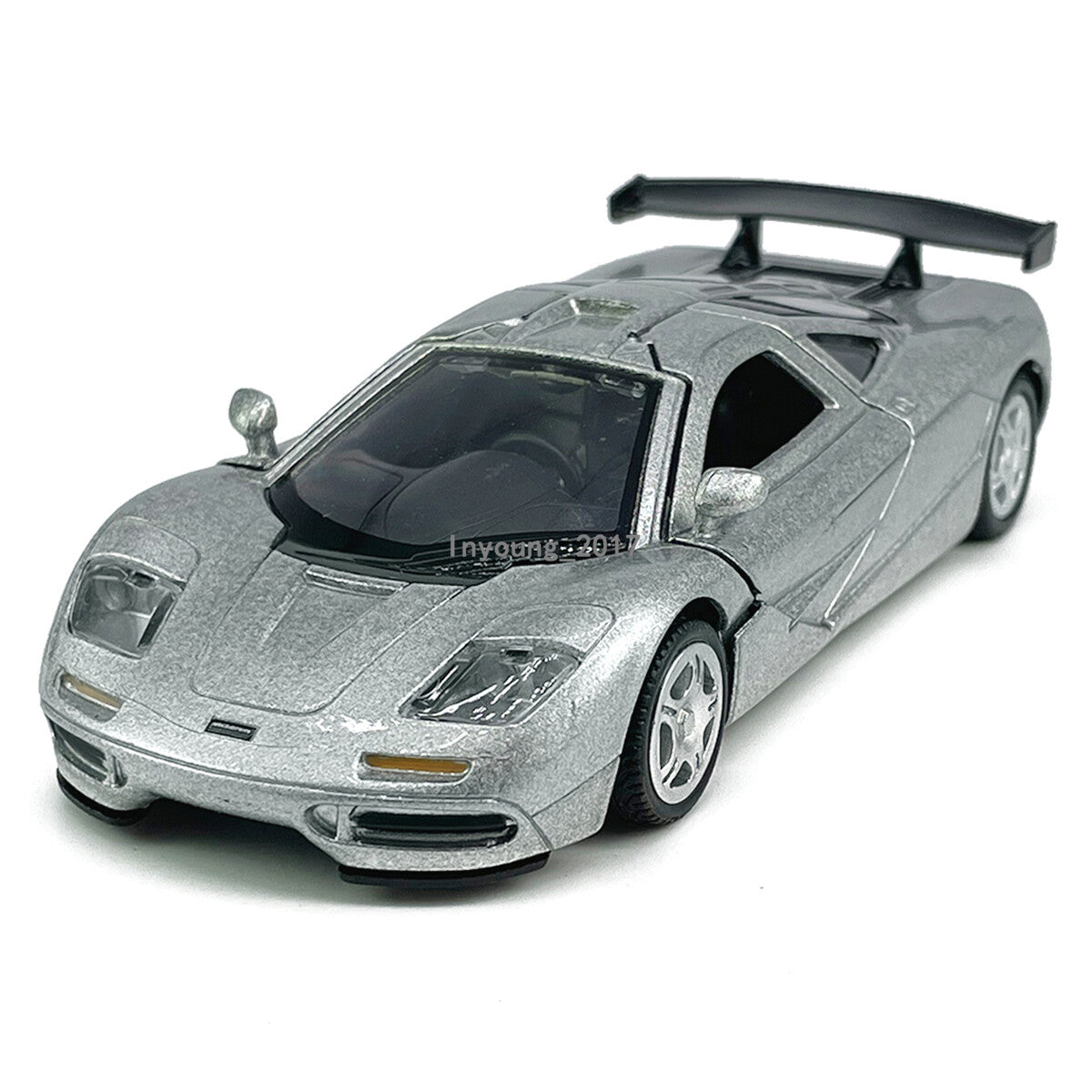 McLaren F1 1:36 Diecast Model Car Toy Vehicle Boys Toys for Kids Gifts Silver