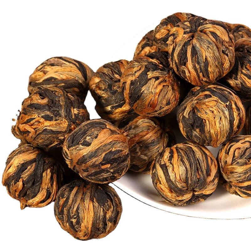 Chinese Dian Hong Cha Yunnan Black Tea Ball Hydrangea Dragon Ball Golden Ball