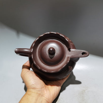 collect vintage chinese yixing purple clay teapot zisha Figure story teaware art