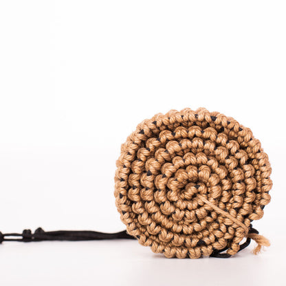 1PCS Handpan Rattan Woven Protective Cover Woven Hemp Rope Hand Dish Handicrafts