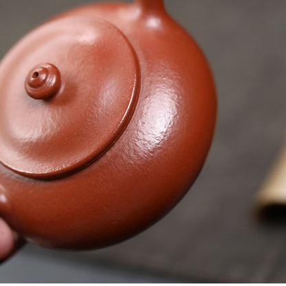 True Yixing Zisha Zhu Clay Tea Pot Marked 150ml Handmade Master Pot Original Ore