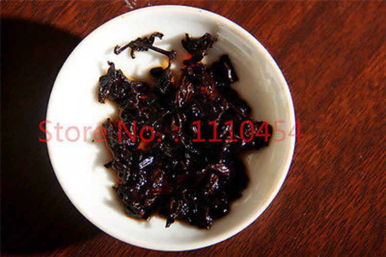 Ripe Pu Erh Tea Cake Yunnan Dayi Style Aged Dark Tea 357g
