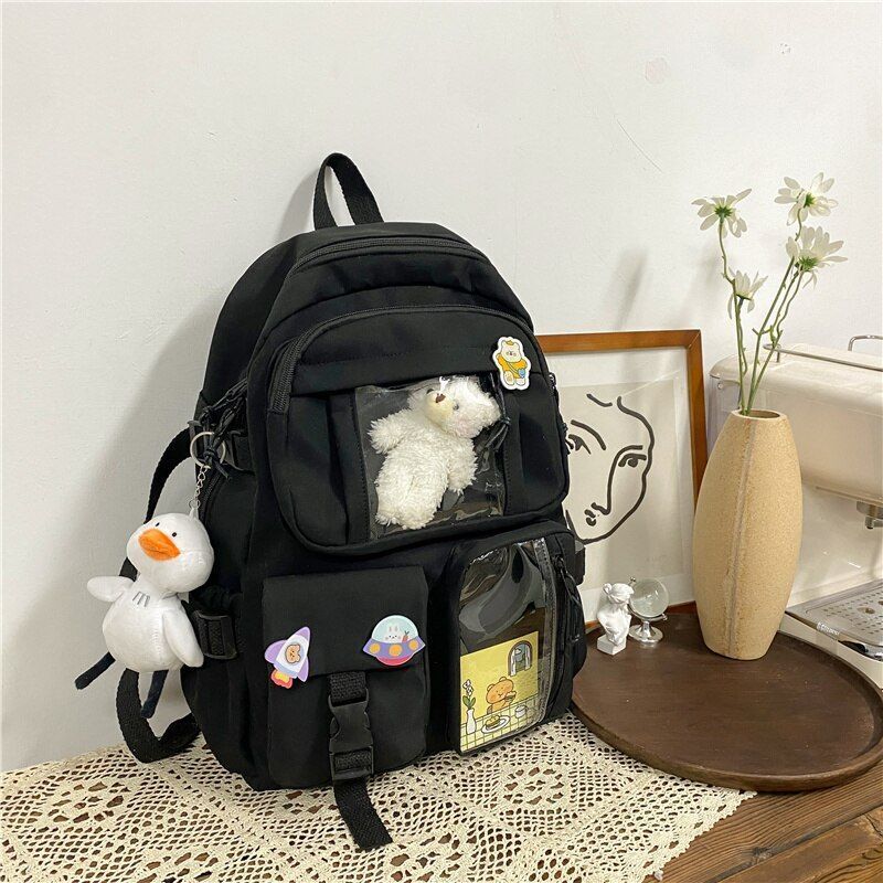 Large Backpacks Students School Purse Sweet Waterproof School Travel Bags Zipper