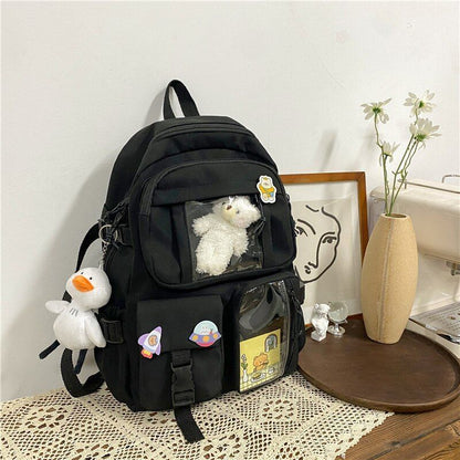 Large Backpacks Students School Purse Sweet Waterproof School Travel Bags Zipper