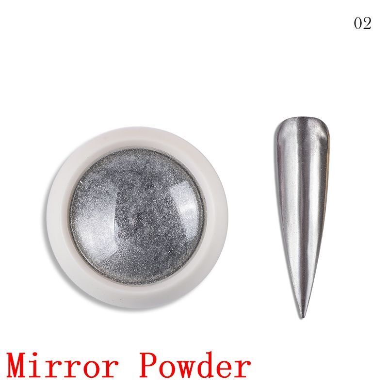 Nail Polish 8ml Jars Silver Gold Mirror Metallic Lacquer UV Gels Soak Off Paints