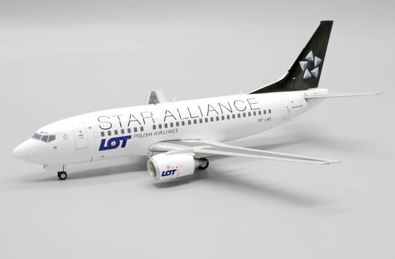 1:200 JC Wings LOT Polish Plane Airlines B737-500 Diecast Aircraft Model