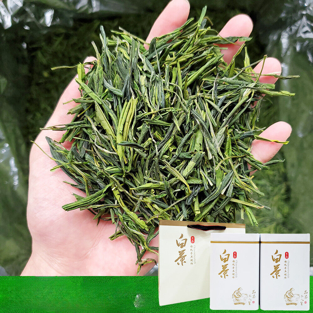 New Tea White Tea Green Tea Mao Feng Type White Leaf Tea Tin 500g/1.1lb