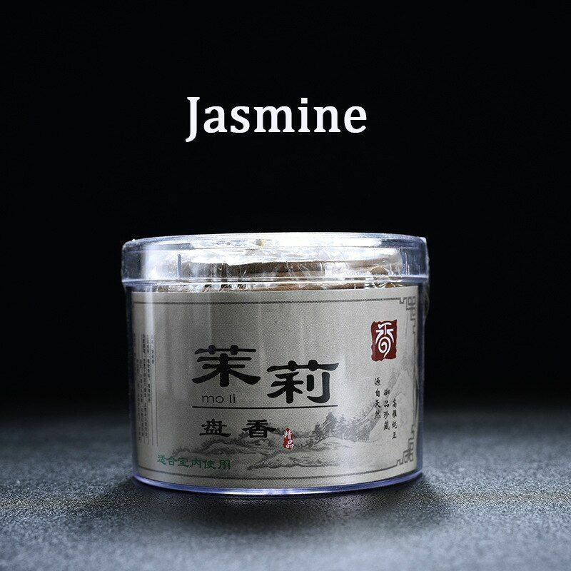 4 Hour Incense Coil Tibetan Sandalwood Wormwood Jasmine Home Aromatic Fragrances