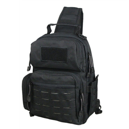 Mens Backpack Tactical Sling Shoulder Bag Molle Travel Chest Pack Outdoor Hiking