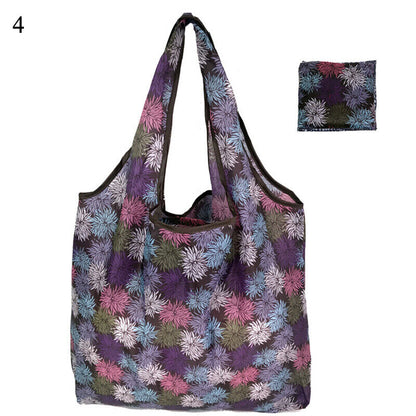 New Reusable Foldable Ladies Shopping Bag Eco Tote Handbag Fold Away Bag