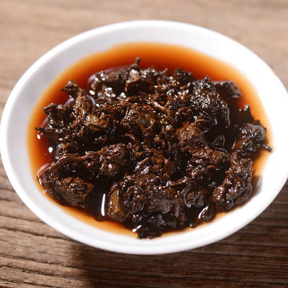 Qing Xiang * 2019 Yunnan Dayi Ripe Puer Tea Cake TAETEA Pu-erh Pu Er Shu 357g