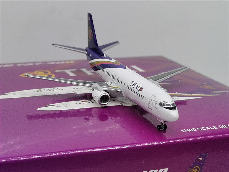 JC Wings THAI Airways For Boeing B737-400 HS-TDG 1/400 Aircraft Pre-built Model