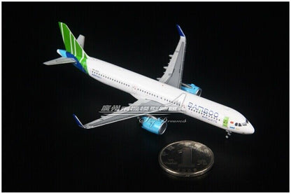 1:400 JC Wings BAMBOO AIRWAYS AIRBUS A321neo Passenger Airplane Diecast Model