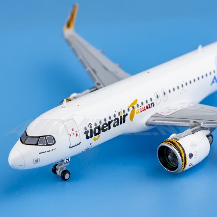 1:400 JC Wings Tigerair Taiwan Airbus A320neo Diecast Aircraft Model