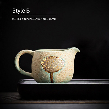 Lotus Ceramic Tea Pitchers Creative Fair Cup 115ml