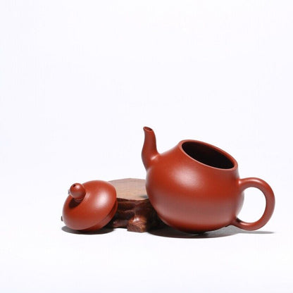 150ml full handmade tea pot marked master pot pear shape real yixing zisha clay