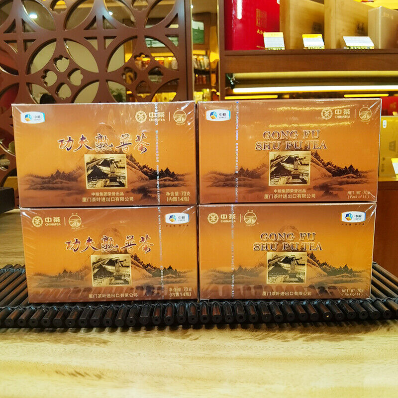 GONG FU SHU PU TEA Sea Dyke XPT412 Kung Fu Pu-erh Tea Loose 70g Ripe Puer Pu'er
