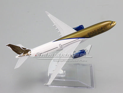 16cm Gulf Air AIRBUS A330 Passenger Airplane Aeroplane Diecast Aircraft Model
