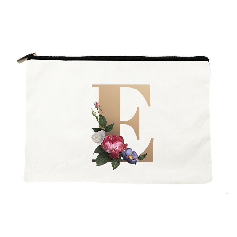 Makeup Bag Print Cosmetic Bags Bridal Party Bags Organizer Pouch Clutch Gift 1PC