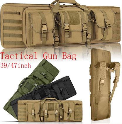 Tactical Carbine Rifle Molle Bag Range Gun Carry Case Storage Hunting Backpack